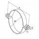 Хомут трубный fischer FMFSC для тяжелых нагрузок гоц. сталь 8.8, M16 273 мм (10)