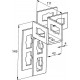 PFUF 3DL Тройник соединительный (левый) fischer для профилей системы FUS под гайку PFCN 41