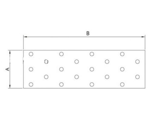 Пластина соединительная PSDD для дерева ОЦ, 100x1200x2