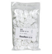 Декоративный белый колпачок fischer ADM 10 W, 15 мм