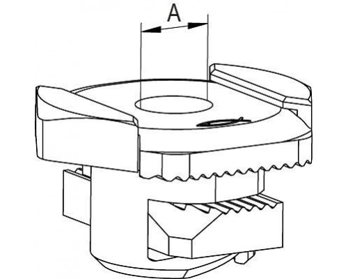 Гайка быстрого монтажа fischer FSM Clix M для шин FLS ОЦ, M10 SW17