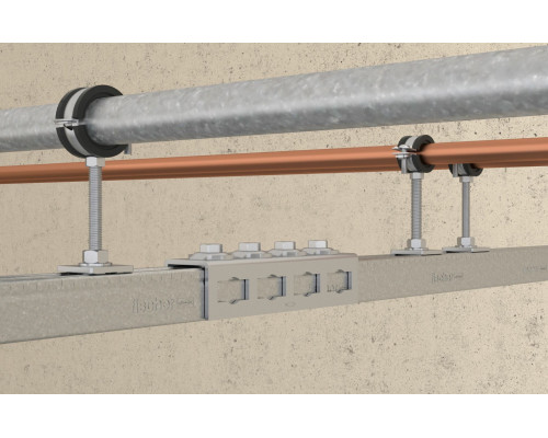 Соединитель профилей fischer FUF OC HDG продольный горячеоцинкованный, 42x37.5x200 мм