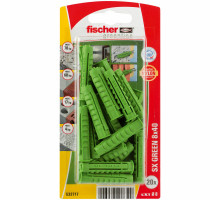 Распорный дюбель fischer SX Green с кромкой экологически чистый, 8x40 мм