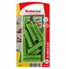 Распорный дюбель fischer SX Green с кромкой экологически чистый, 8x40 мм