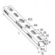 Профиль монтажный fischer FLS С-образный для легких нагрузок ОЦ, 17x31x1x3000 мм