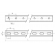 Страт-профиль монтажный SP перфорированный ОЦ, 41x41x2.5x6000