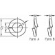 Шайба гровер DIN 127 пружинная форма B сталь без покрытия, M10