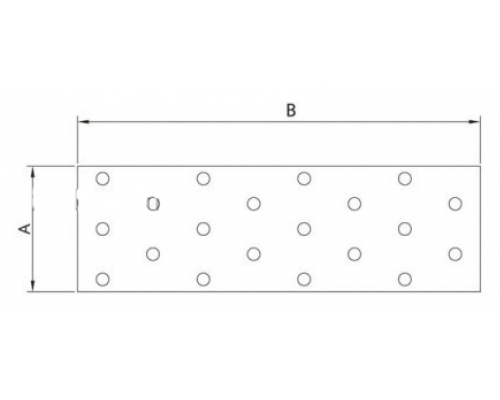 Пластина соединительная PSDD для дерева ОЦ, 100x1500x2