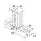 Фланец седельный fischer PSFQ 41 для профилей системы FUS ОЦ, 40x175x5 мм