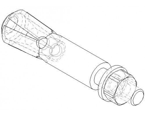 Анкер с подрезкой  FZA для бетона с трещинами оцинкованный, M10 14x102/25 мм