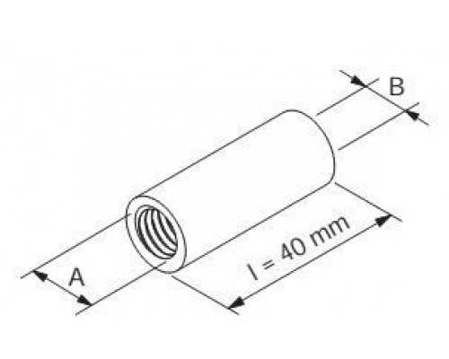 RDM M12/M10 Переходная муфта, арт.79414