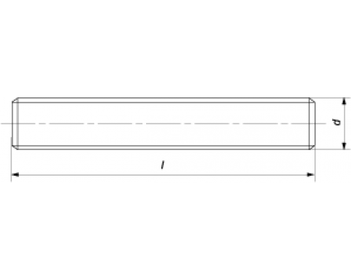 М5x2000 DIN 975 8.8 Шпилька резьбовая оцинкованная