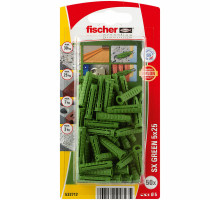 Распорный дюбель fischer SX Green с кромкой экологически чистый, 5x25 мм