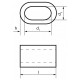 Зажим для троса DIN 3093 алюминиевый, D1.5